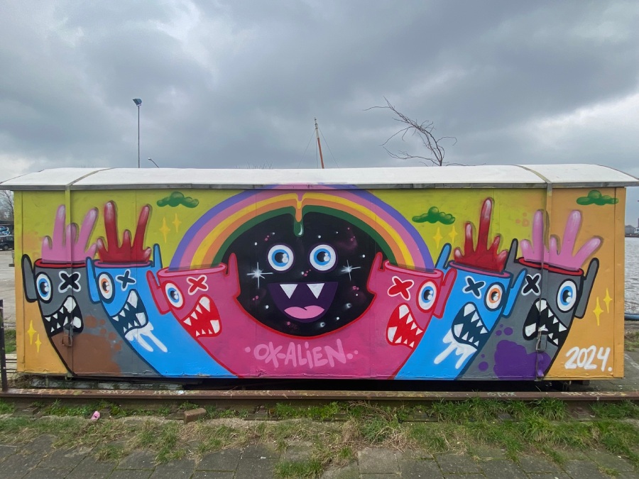 ox alien, ndsm, amsterdam, street art
